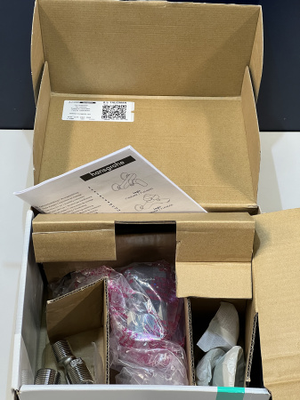 Смеситель для ванны hansgrohe Logis 71400000/U, хром, уцененный товар