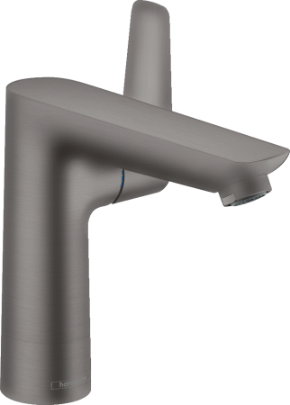 Смеситель для раковины hansgrohe Talis E 150 со сливным гарнитуром 71754340, шлифованный черный хром