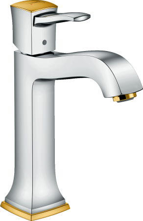 Смеситель для раковины hansgrohe Metropol Classic 110 31302090, хром/под золото