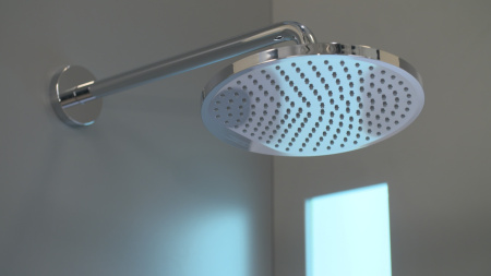 Душевая система hansgrohe Crometta S 240 1 режим с термостатом 27267000/U, хром, уцененный товар