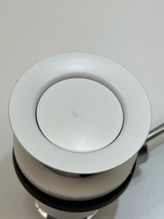 Смеситель для раковины hansgrohe Talis E 110, со сливным гарнитуром 71710700/U, матовый белый, уцененный товар