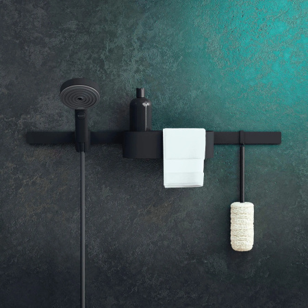 Корзина для хранения hansgrohe WallStoris глубокая 27912670, матовый черный