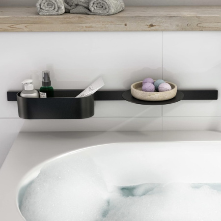 Корзина для хранения hansgrohe WallStoris глубокая 27912670, матовый черный