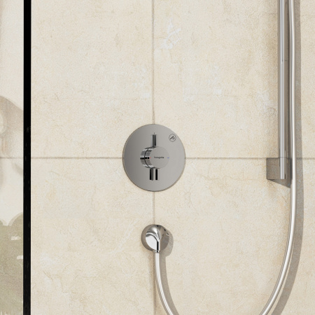 Внешняя часть смесителя hansgrohe DuoTurn S скрытого монтажа на 1 функции, 75618000, хром