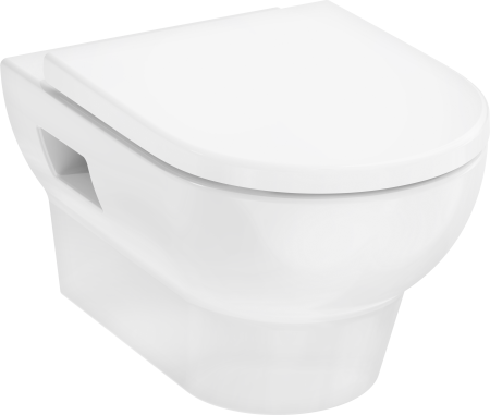 Унитаз hansgrohe GladeLake S подвесной с сиденьем без микролифта 60201450, белый