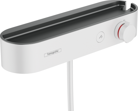 Термостат для душа hansgrohe ShowerTablet Select 400 с полочкой,24360700, матовый белый