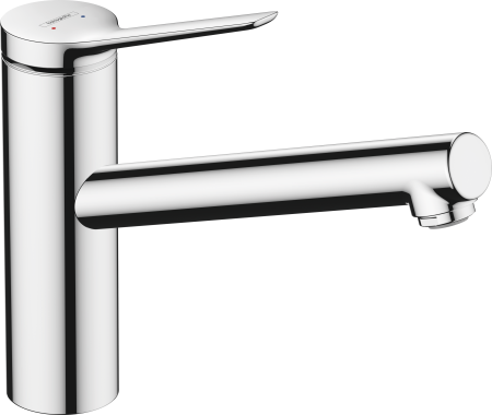 Смеситель для кухонной мойки hansgrohe Zesis M33 150, с поворотным изливом, для водонагревателей открытого типа 74806000, хром