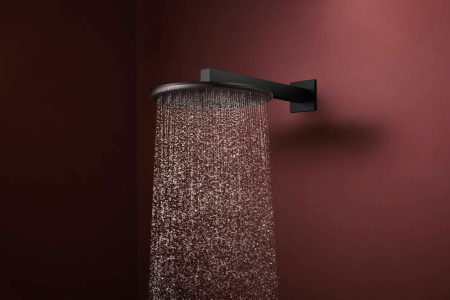 Верхний душ hansgrohe Raindance Alive S 300 2jet с кронштейном, 24540670, матовый черный