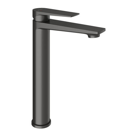 Смеситель для раковины Aqueduto LINHA L-size LIN0345, оружейная сталь