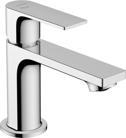 Смеситель для раковины hansgrohe Rebris E 80 CoolStart, со сливным гарнитуром 72587000, хром