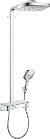 Душевая система hansgrohe Raindance Select E 300 3jet с термостатом ShowerTablet Select 300 27127000, хром