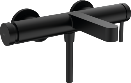 Смеситель для ванны hansgrohe Finoris внешнего монтажа 76420670, матовый черный