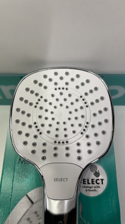 Ручной душ hansgrohe Croma Select E 110 3jet Multi 26810400/U, белый/хром, уцененный товар