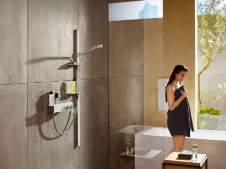 Термостат для душа hansgrohe ShowerTablet 350, 13102400, белый/хром