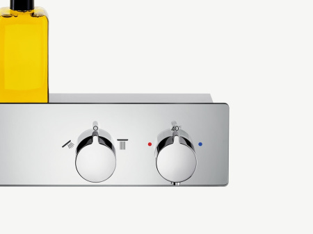 Термостат для душа hansgrohe ShowerTablet 600 на 2 потребителя 13108400, белый/хром