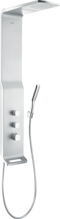 Душевая панель hansgrohe Raindance Lift 180 2jet с термостатом 27008000, матовый хром/хром