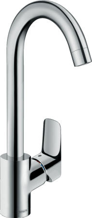 Смеситель для кухонной мойки hansgrohe Logis M31 260, Eco 71861000, хром