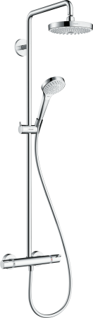 Душевая система hansgrohe Croma Select S 180 2jet с термостатом 27253400, белый/хром