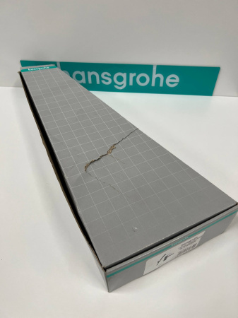 Смеситель для раковины hansgrohe Focus 100 со сливным гарнитуром и гигиеническим душем 31927000/U, хром, уцененный товар