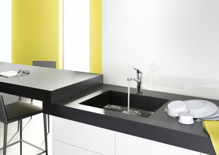 Смеситель для кухонной мойки hansgrohe Focus M41 160, с поворотным изливом 31806000, хром