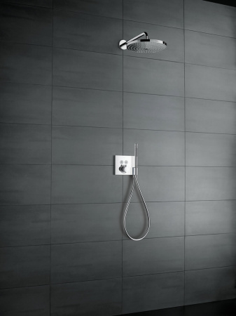 Внешняя часть термостата для душа hansgrohe ShowerSelect скрытого монтажа 15765000, хром