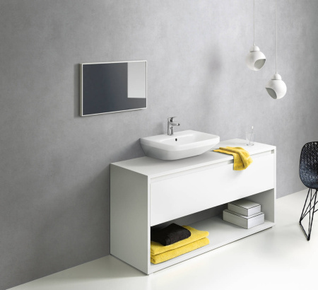 Смеситель для раковины hansgrohe Logis 100 CoolStart, без сливного гарнитура 71103000, хром