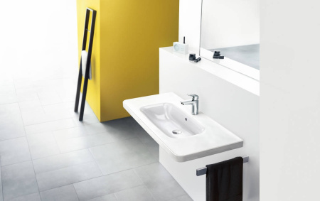 Смеситель для раковины hansgrohe Logis 100 CoolStart, без сливного гарнитура 71103000, хром