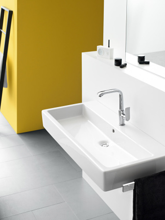 Смеситель для раковины hansgrohe Metris 230 с поворотным изливом 31087000, хром