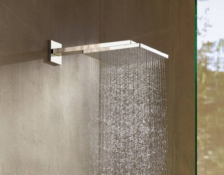 Верхний душ hansgrohe Raindance E 300 1jet с настенным кронштейном 26238000, хром