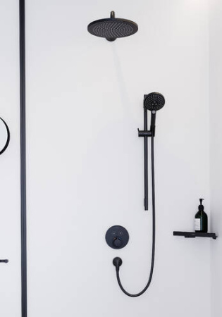 Верхний душ hansgrohe Croma 280 1jet EcoSmart 26221670, матовый черный