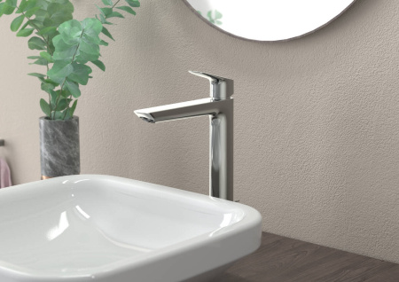 Смеситель для раковины hansgrohe Logis 240 Fine, со сливным гарнитуром 71257000, хром