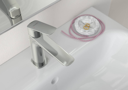 Смеситель для раковины hansgrohe Logis 110 Fine, со сливным гарнитуром 71251000, хром