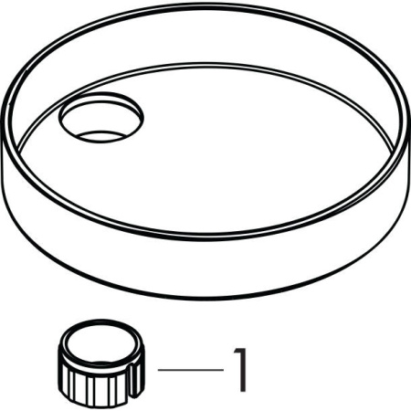 Мыльница hansgrohe Casetta S Puro для душевого гарнитура 28679000, хром