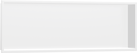 Настенный короб hansgrohe XtraStoris Original с интегрированной рамой, 30х90х10 см 56067700, матовый белый
