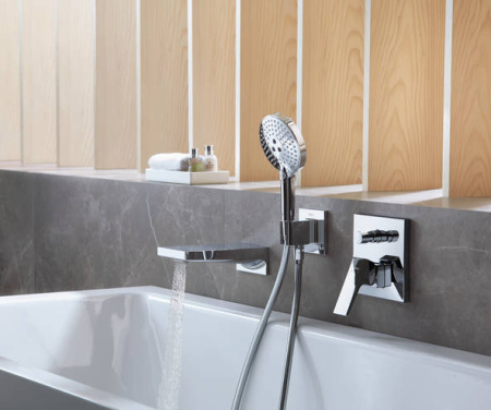 Душевой набор hansgrohe Raindance Select S 120 3jet с держателем и шлангом 160 см 26721000, хром
