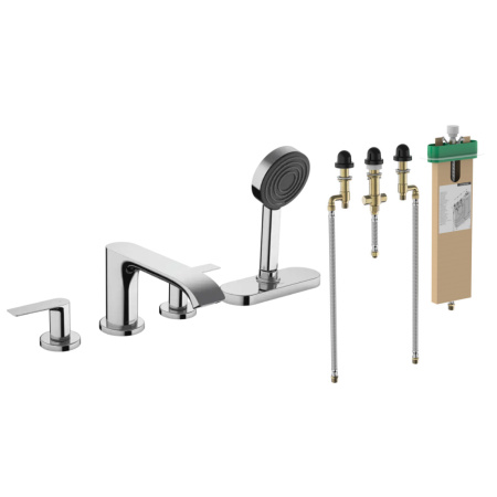 Готовый набор для ванны скрытого монтажа hansgrohe Vivenis HG-PR40, хром