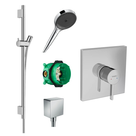 Готовый набор для душа скрытого монтажа hansgrohe Rainfinity HG-PR75, хром
