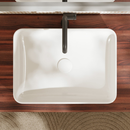 Раковина hansgrohe Xuniva Q накладная 55x40 см, 60168450, белый