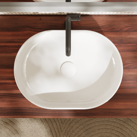 Раковина hansgrohe Xuniva U накладная 55x40 см, 60166450, белый