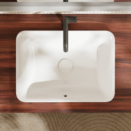 Раковина hansgrohe Xuniva Q встраиваемая 55x40 см, 60158450, белый