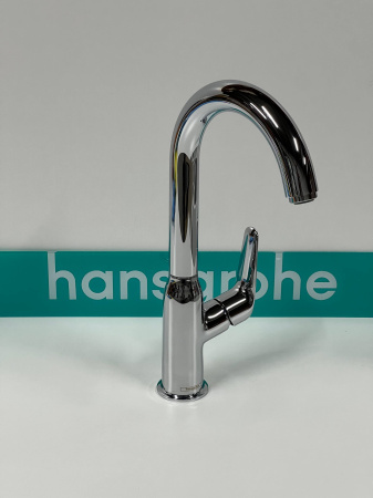 Смеситель для раковины hansgrohe Novus 240 с поворотным изливом, 71126000/U, хром, уцененный товар