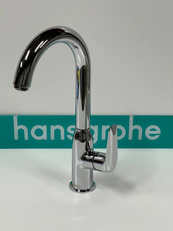 Смеситель для раковины hansgrohe Novus 240 с поворотным изливом, 71126000/U, хром, уцененный товар