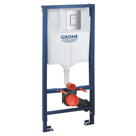 Система инсталляции для унитаза GROHE Rapid SL 3 в 1 с панелью смыва Skate Cosmopolitan, хром (38772001)