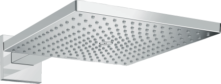 Верхний душ hansgrohe Raindance E 300 1jet EcoSmart с настенным кронштейном 26239000, хром