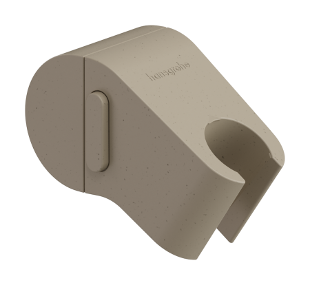 Держатель ручного душа hansgrohe WallStoris Planet Edition с креплением на штангу и регулировкой высоты 28918210, песок