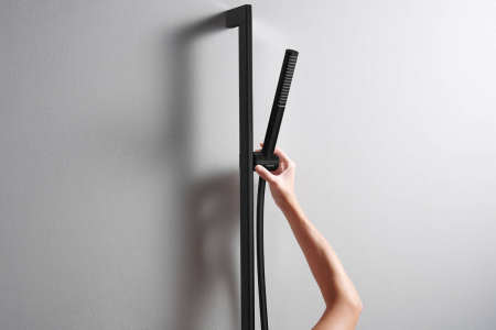 Ручной душ hansgrohe Pulsify S 100 1jet EcoSmart, 24125670, матовый черный