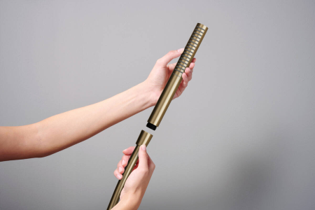 Ручной душ hansgrohe Pulsify S 100 1jet EcoSmart+, 24126140, шлифованная бронза