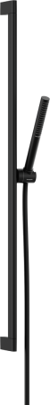 Душевой гарнитур hansgrohe Pulsify S 100 1jet EcoSmart+ со штангой 90 см, 24383670, матовый черный