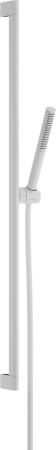 Душевой гарнитур hansgrohe Pulsify S 100 1jet EcoSmart+ со штангой 90 см, 24383700, матовый белый