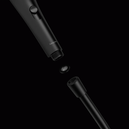 Ручной душ hansgrohe Womanizer Wave, 26807670, черный